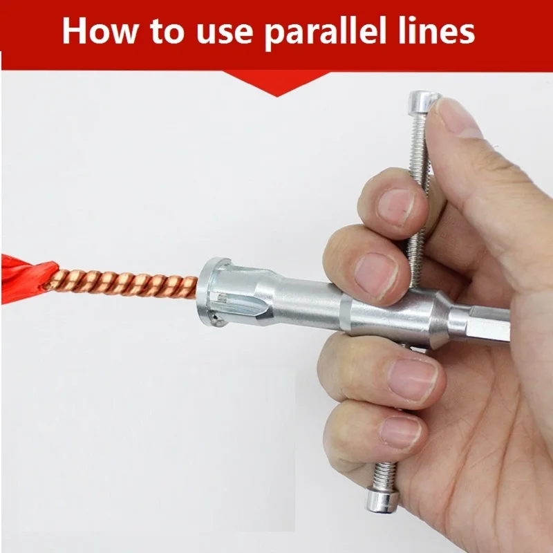 Electrical Twist Wire Tool 2~5 Hole Electrician Universal Automatic Twisting Wire Stripping Doubling Machine Connector  device