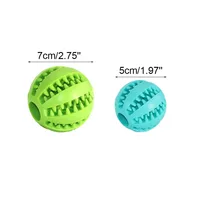 Dog Toy Ball Interactive Rubber Balls Puppy Chewing Toys Pet Tooth Cleaning Ball Cats Pets Food Treat Feeder Silicone Balls Toy 6