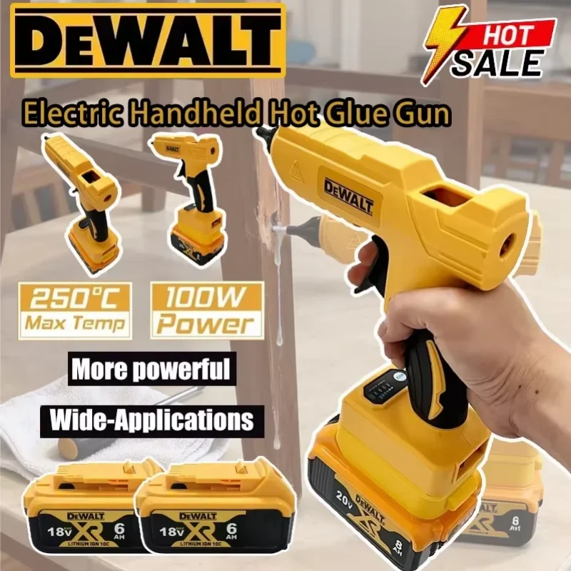 디월트 전기 핸드헬드 핫 글루건 수리 DIY 도구 핫멜트 용접 열풍기 18V 배..