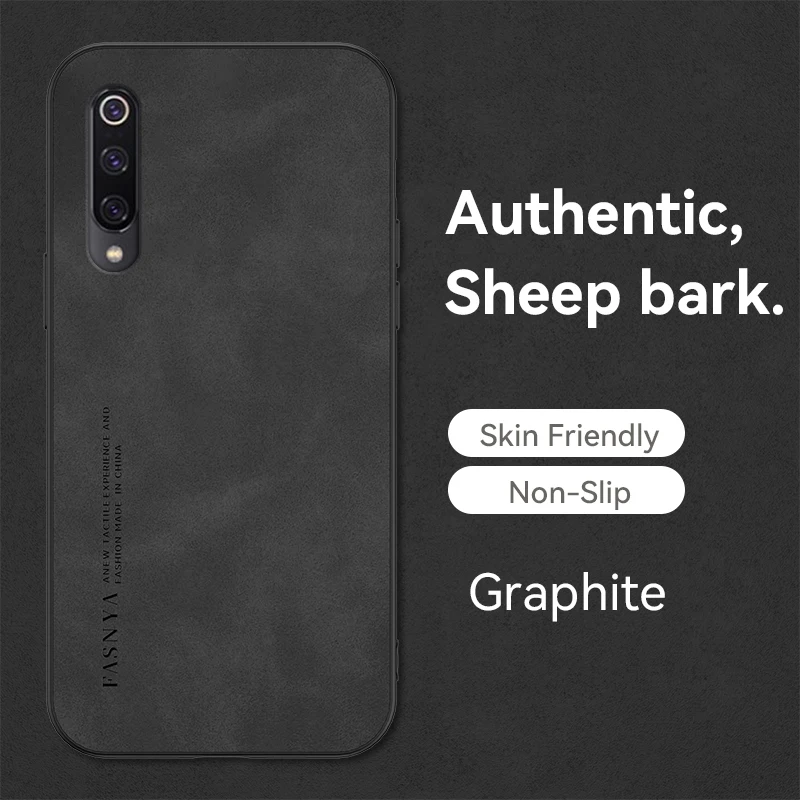 thumbnail image 1 of Funda de piel de oveja de lujo para Xiaomi Mi 8, 9, 10, 10T Lite, Se Pro, A3, A1, A2, 9T, Note 10, Mix 2s, 3, 4, funda trasera para hombre, Xiaomi Mi9, Mi10, 1 of 5
