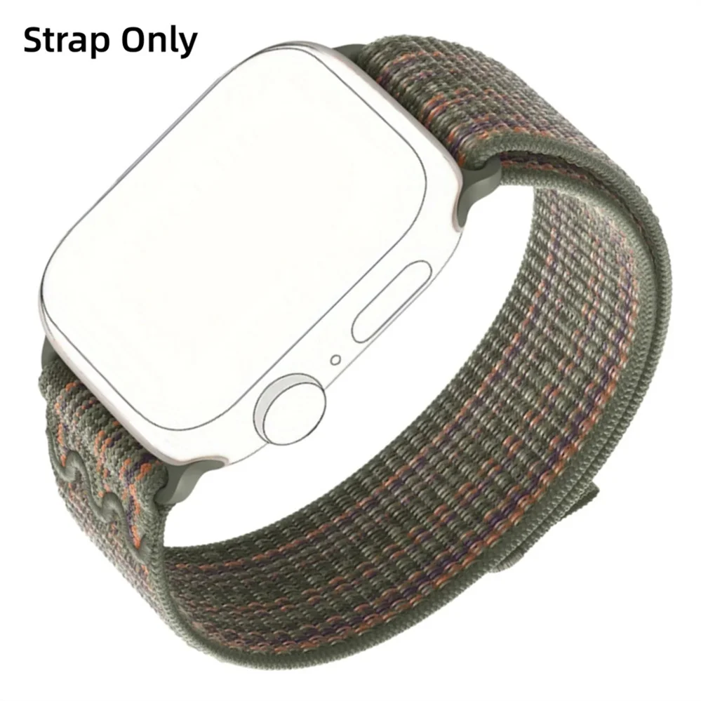 Nylon Sport Loop Bracelet for Apple Watch - Stylish and Durable Strap Replacement