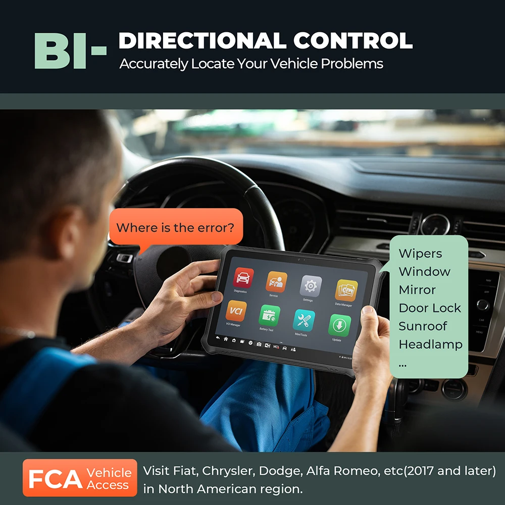 OTOFIX-D1 MAX OBD2 진단 스캐너 양방향 자동차 스캔 도구, ECU 코딩 DTC MS908 무료 업데이트 2 년