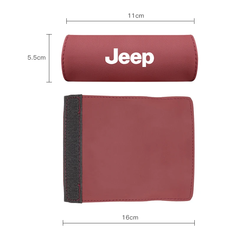 1Pcs PU 가죽 루프 핸들 지프 랭글러 레니게이드 컴퍼스 그랜드 체로키 패트리어트 루비콘 용 스크래치 방지 보호 케이스