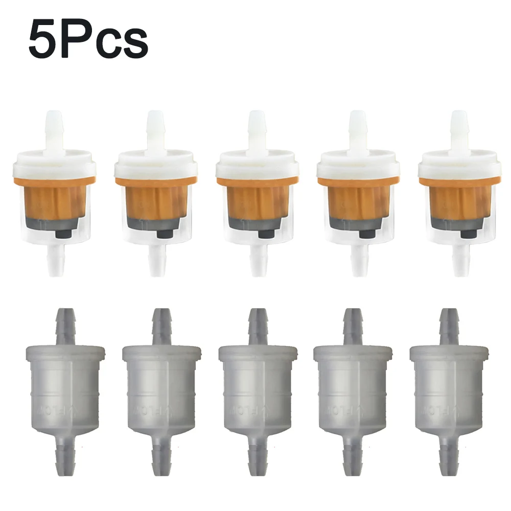 

5pcs Car Dirt Pocket Bike Oil Filter Petrol Gas Gasoline Liquid Fuel Filter for Scooter Motorcycle Motorbike Oil Filter Element