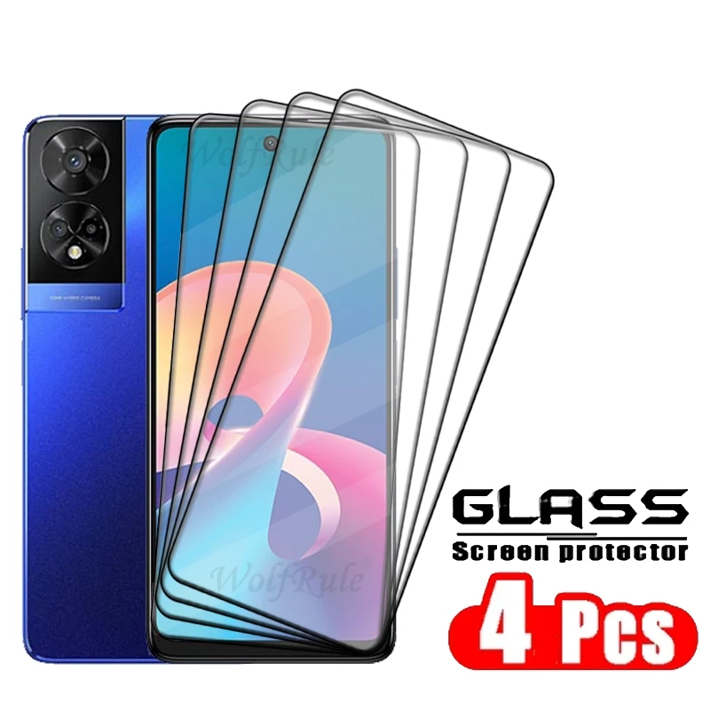 4-Pack Premium Tempered Glass Screen Protector - Anti-Scratch, Full-Coverage, 9H Hardness, HD Clarity