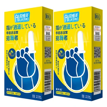 10PCS Finger Sleeves Sex Toys for Women Vaginal Massager G-spot Stimulator Clitoris Stimulated Vagina Dildo LES Sex Life Orgasm 1