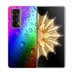 Elegant Marble Design Transparent Hard Case for Honor Magic V2 (35)