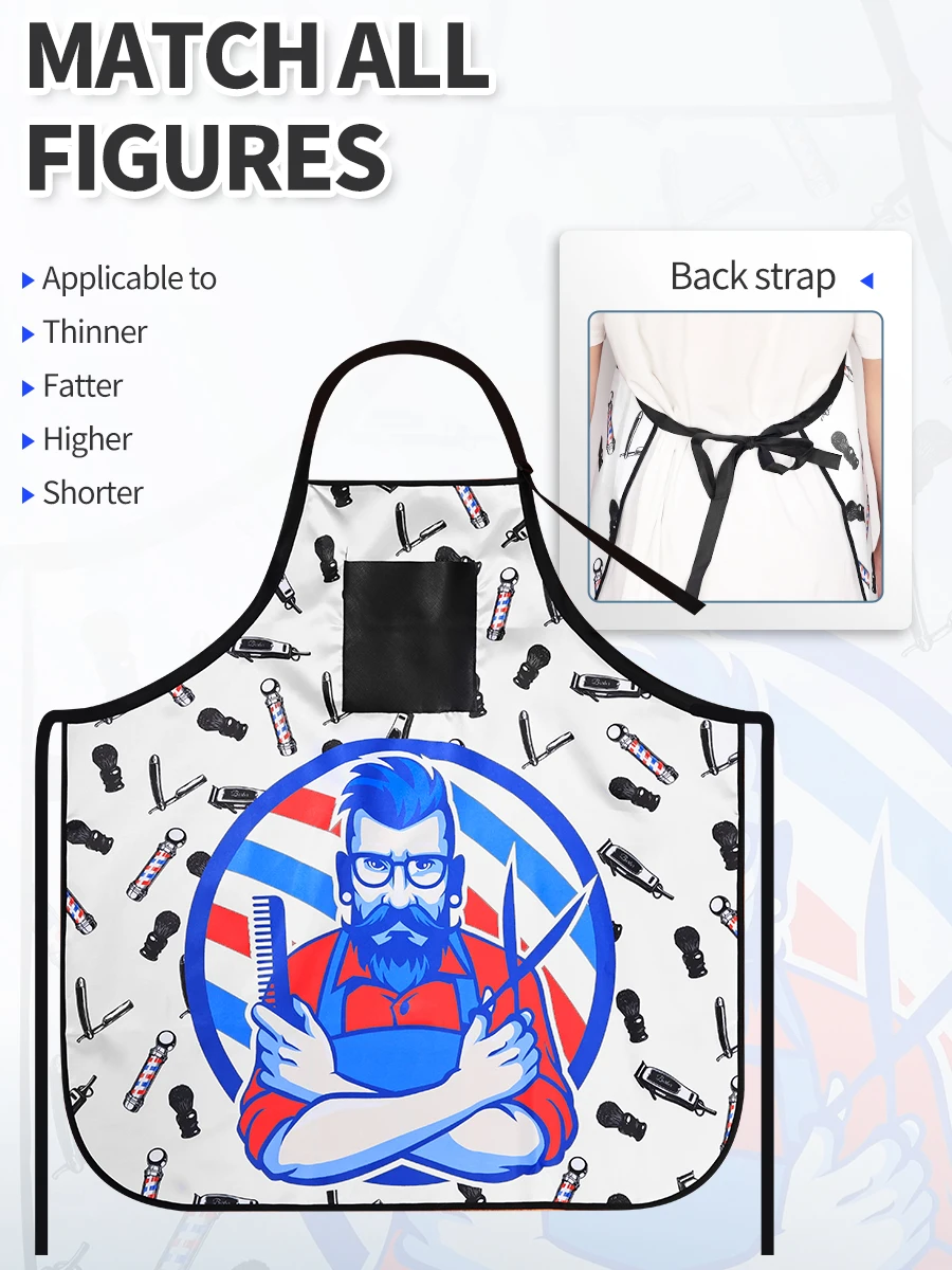 Barbershop Hairdressing Apron Waterproof Hairdresser Gown Barber Haircut Cloth Antistatic Hairstyling Capes Tool haircut cape hairdressing cape beauty salon apron hairdressing bibs