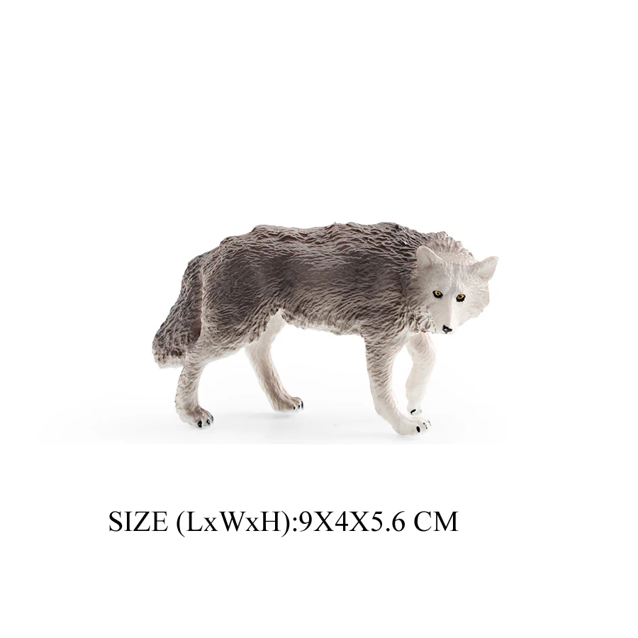 Realistic Wild Animal Action Figures Toy Set