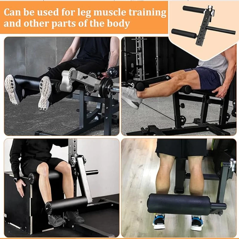 Description Picture 2 of itemPower Rack Mounted Leg Extension and Curl Machine Fit for 16mm/18mm /26mm Aperture, Seated Leg Extension Attachment for Home Gym