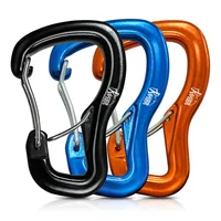 Outdoor Hammock Double Locking Buckle, Multifunctional Aluminum Alloy Hanging Buckle, Camping Hammock Quick Hanging Buckle 1
