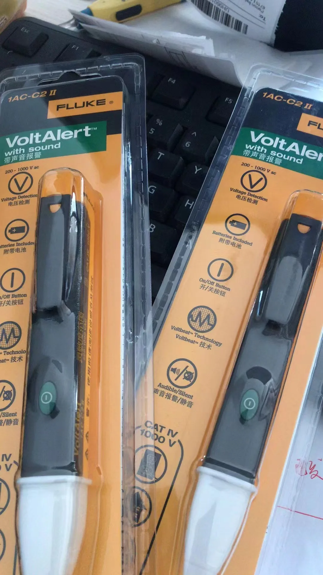 Voltage Detector Tester FLUKE 1AC-C2 II VoltAlert Non-contact 200~1000V AC Ditector Pen