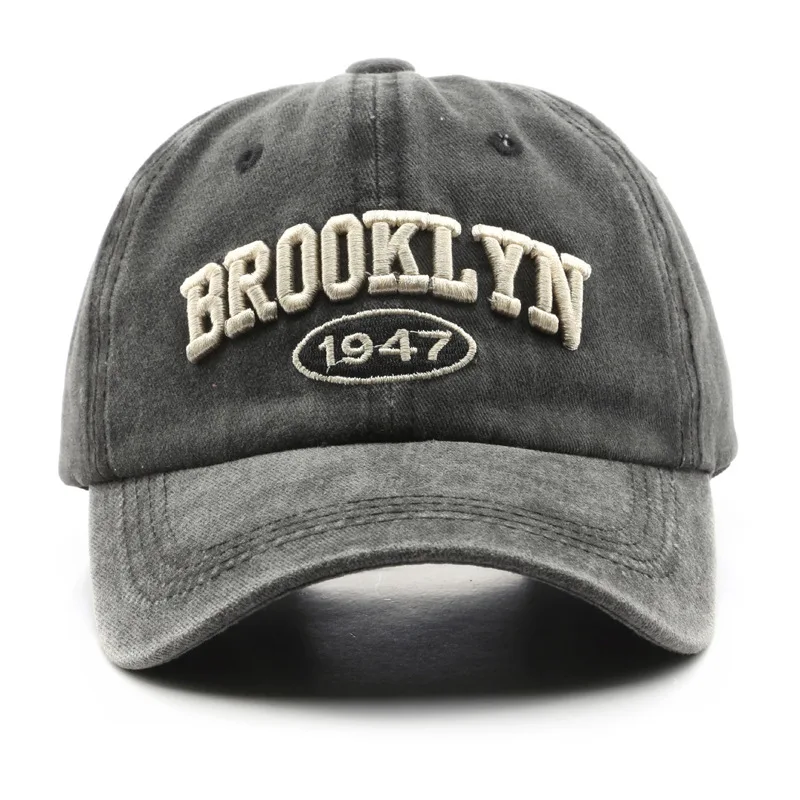 Brooklyn Cotton Embroidered Hip-Hop Baseball Cap