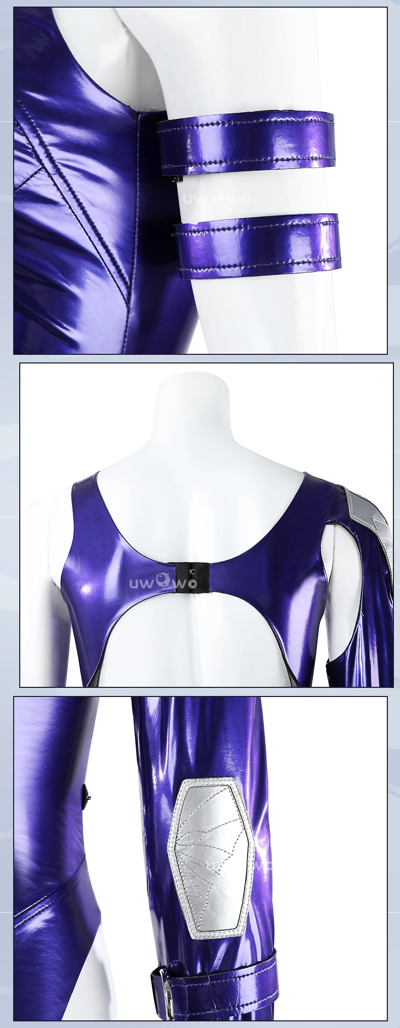 Game Psylockeee Cosplay Frauen Bodysuit Blaues Kostüm Halloween Kostüm 5