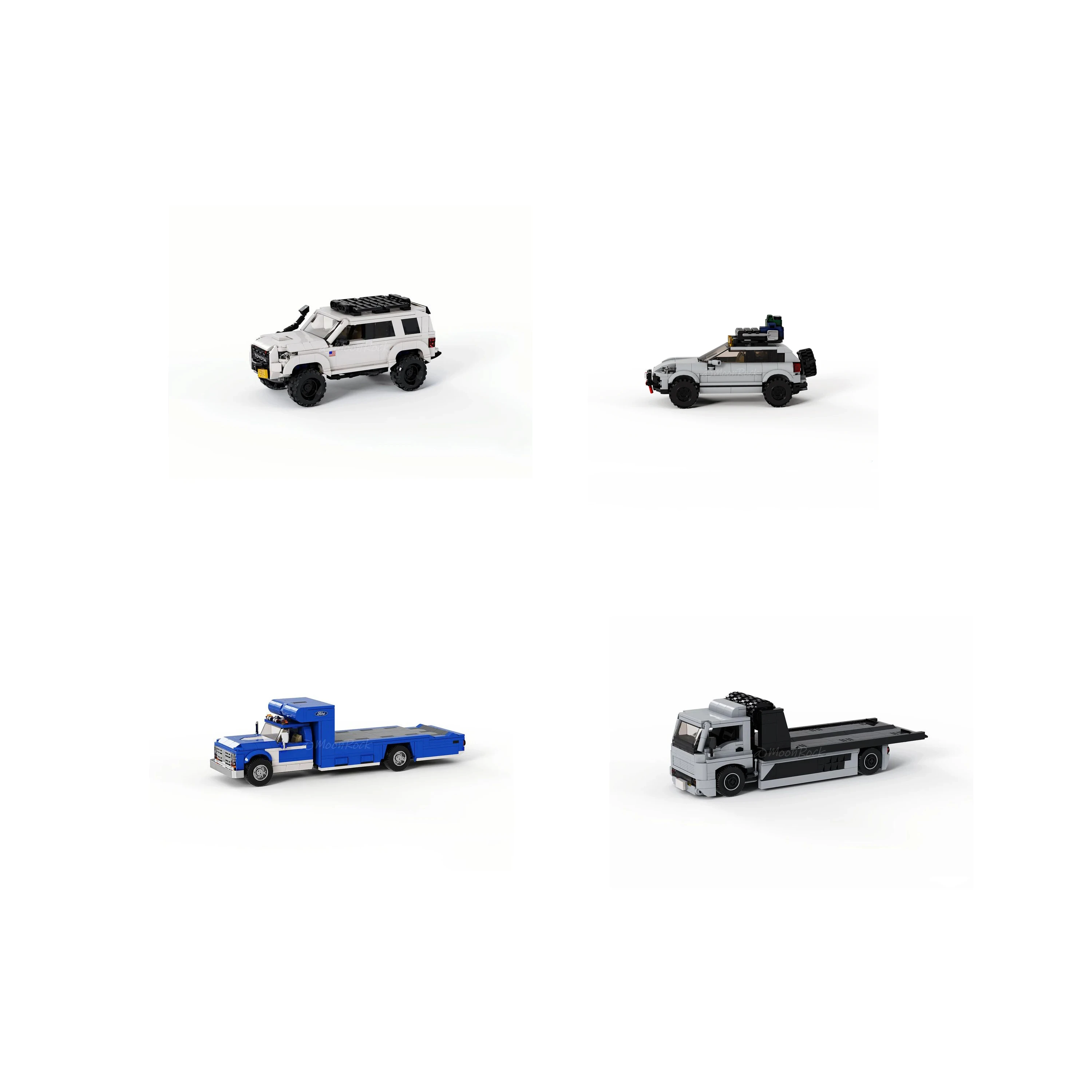 

Скоростные чемпионы MOC 4 runner TRD Pro Ретро Риг планшетный 957 Overland строительные блоки автомобиль игрушечный кирпич детский подарок на день рождения