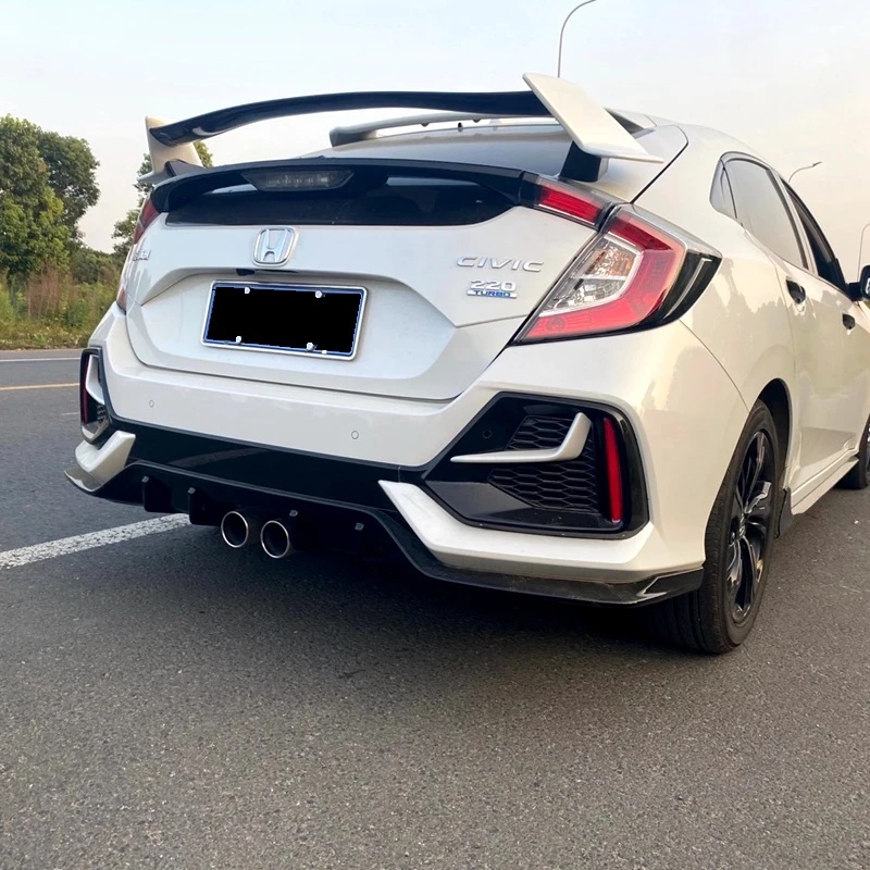

Неокрашенный спойлер для заднего багажника из АБС-пластика типа R для Honda Civic FK7 украшение в виде хвостового крыла 2016-2019