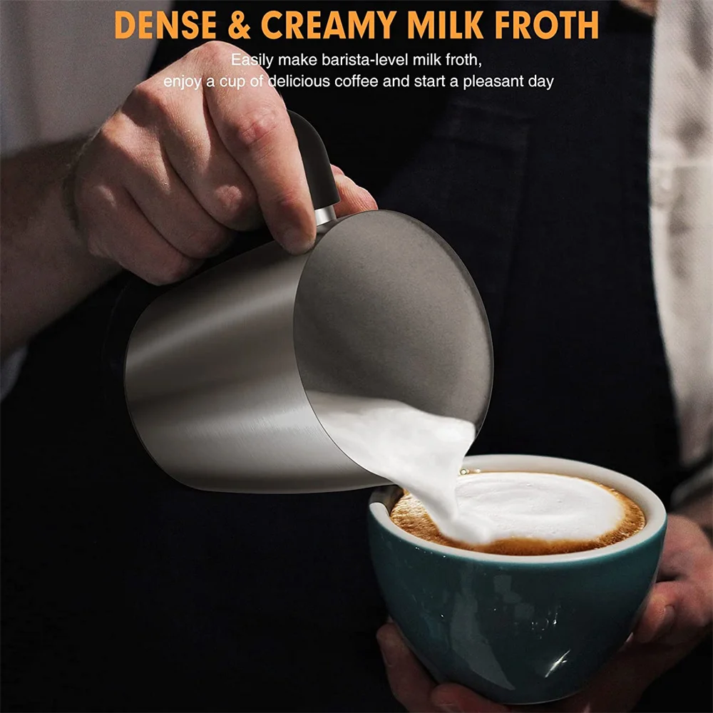 4 in 1 Multi-function Milk Frother Electric Hot and Cold for Making Latte Cappuccino Coffee Chocolate Kitchen Appliances DEVISIB 5