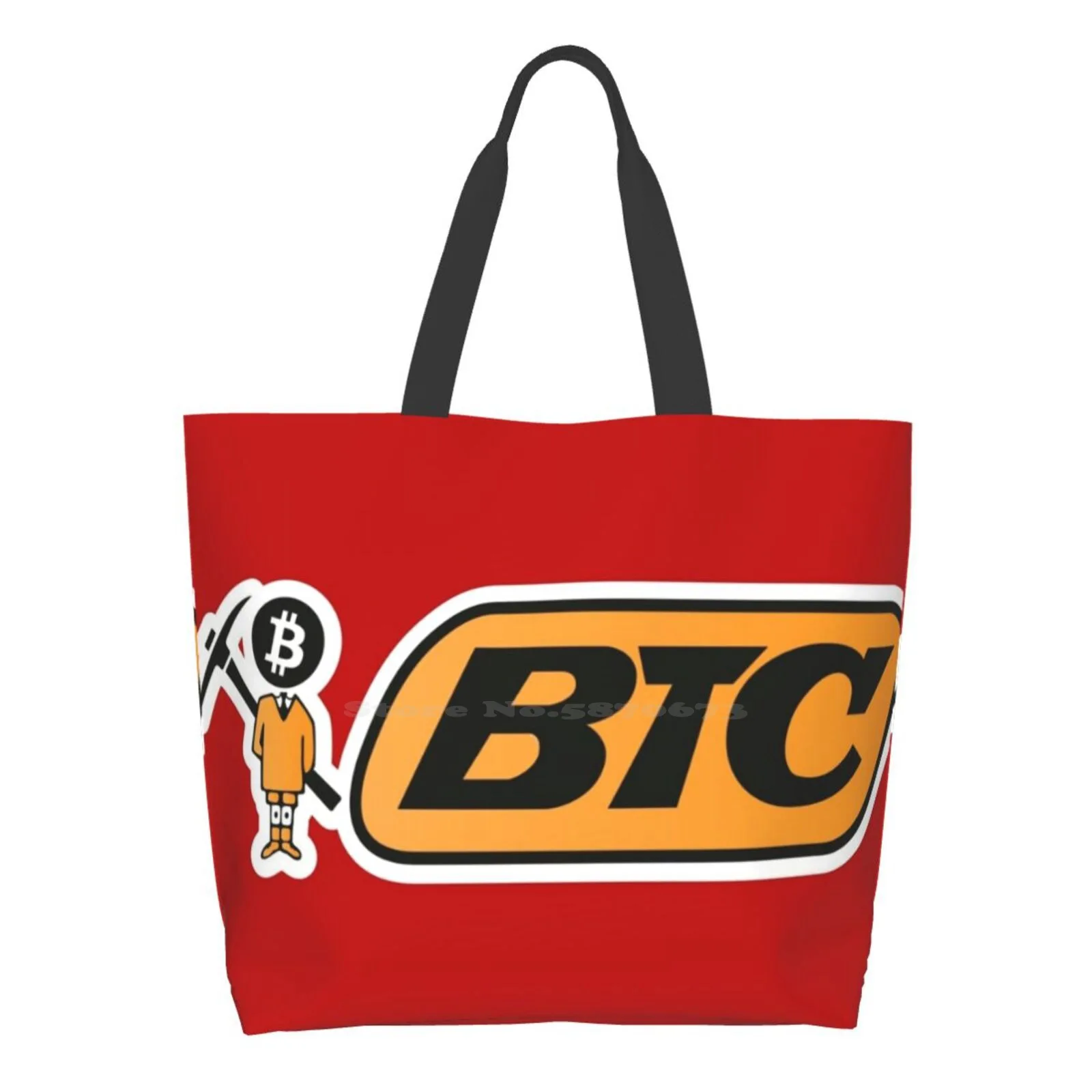 

Btcbic многоразовые бытовые сумки-тоуты, сумки для хранения, криптовалюты, Биткоин, Btc, веселая пародия, забавная Fiat валюта Eth