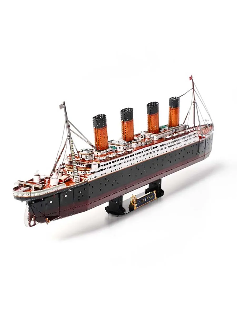 It is a puzzle gift of 3D metal jigsaw Titanic model ship cruise craft 6