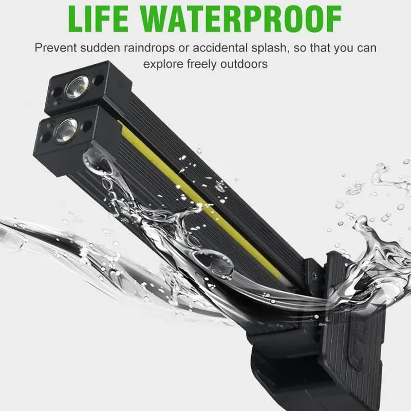 Magnetic Posing Light 7-grades Dimming Portable Magnet Led Posing Lamps Waterproof For Gym Rechargeable Flashlight With Hook