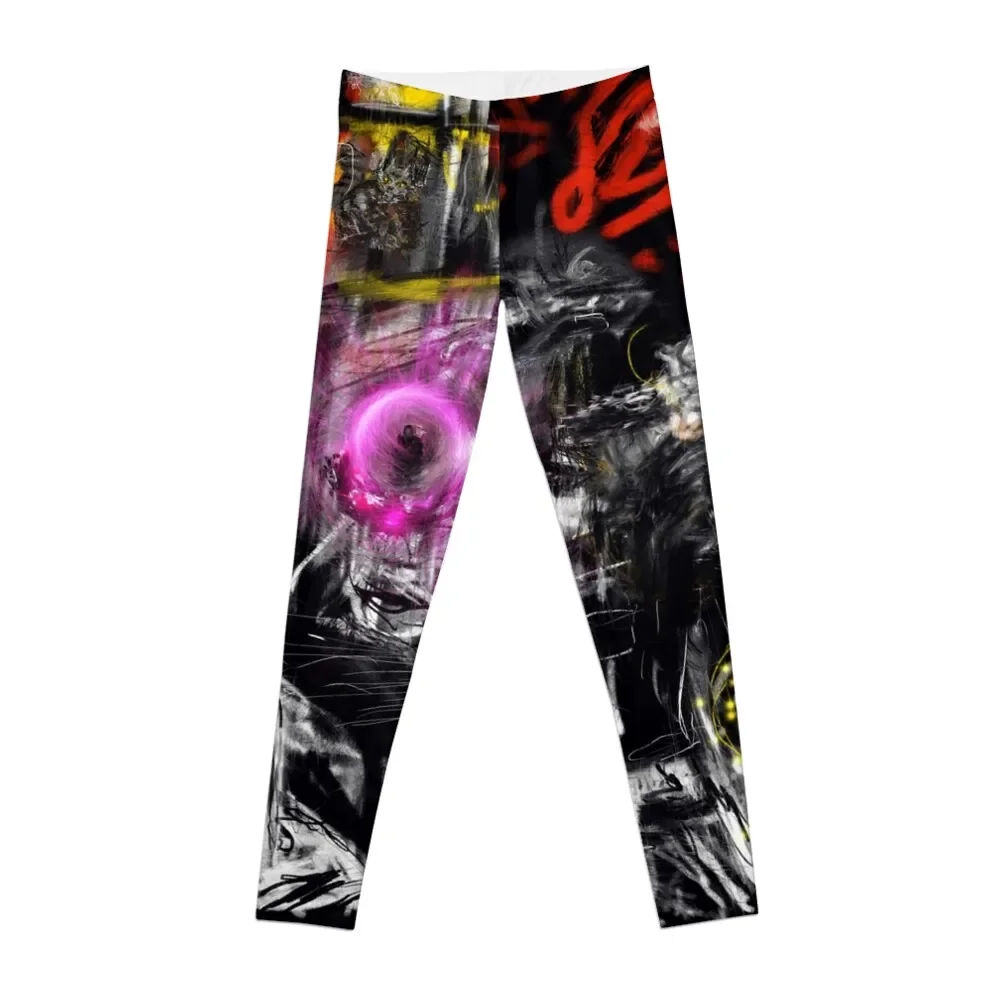 

Gunslinger and Wizards Glass Leggings sporty woman push up sport legging Womens Leggings