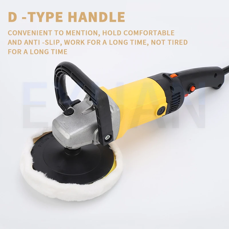 Automobile Waxing Machine Car Beauty Polishing Machine Portable Waxing Marble Tile Polishing Ground Polisher 12V