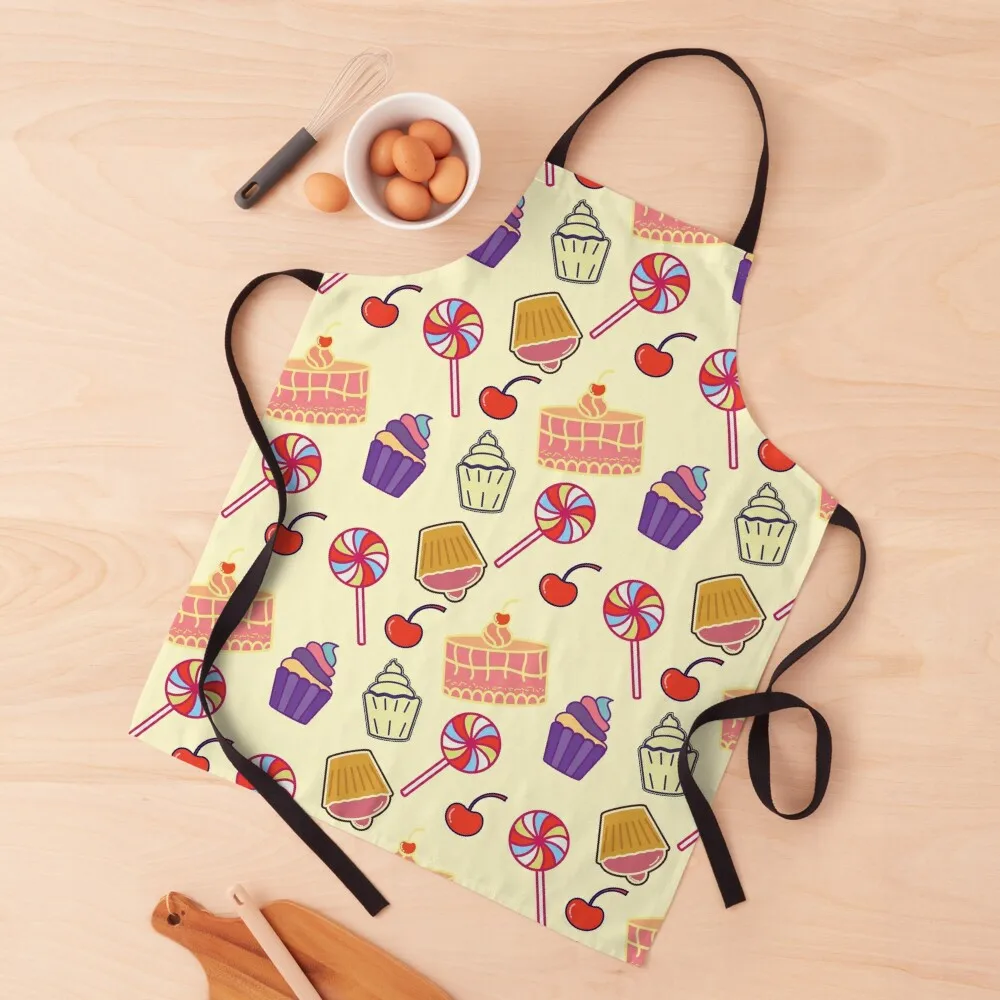 

Cupcake Apron Funny New year's Cooking Clothes household woman Apron