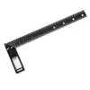 Multifunctional Right Angle Ruler 90 Degree Multi-Holes High Carbon Steel Angle Ruler Woodworking Lines Drawing Ruler 2