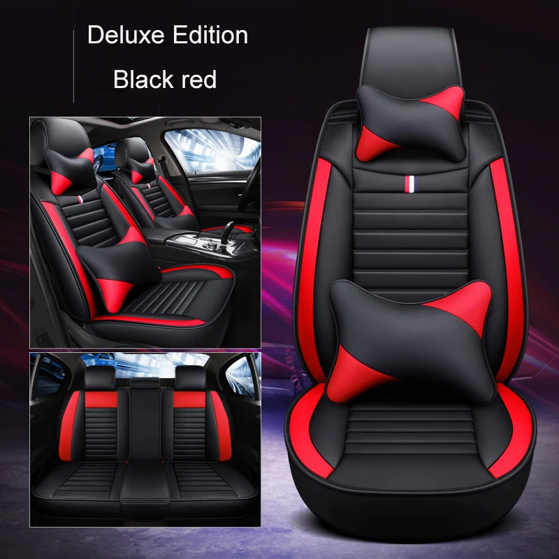 PU leather car seat cover for HYUNDAI Tucson Santa FE i30 i40 Veloster Genesis venue Terracan