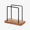 Wood able Napkin Holder Napkin Clip Rack Box Serviette Holder Organizer Tissue Dispenser Storage Case Table Decor 1