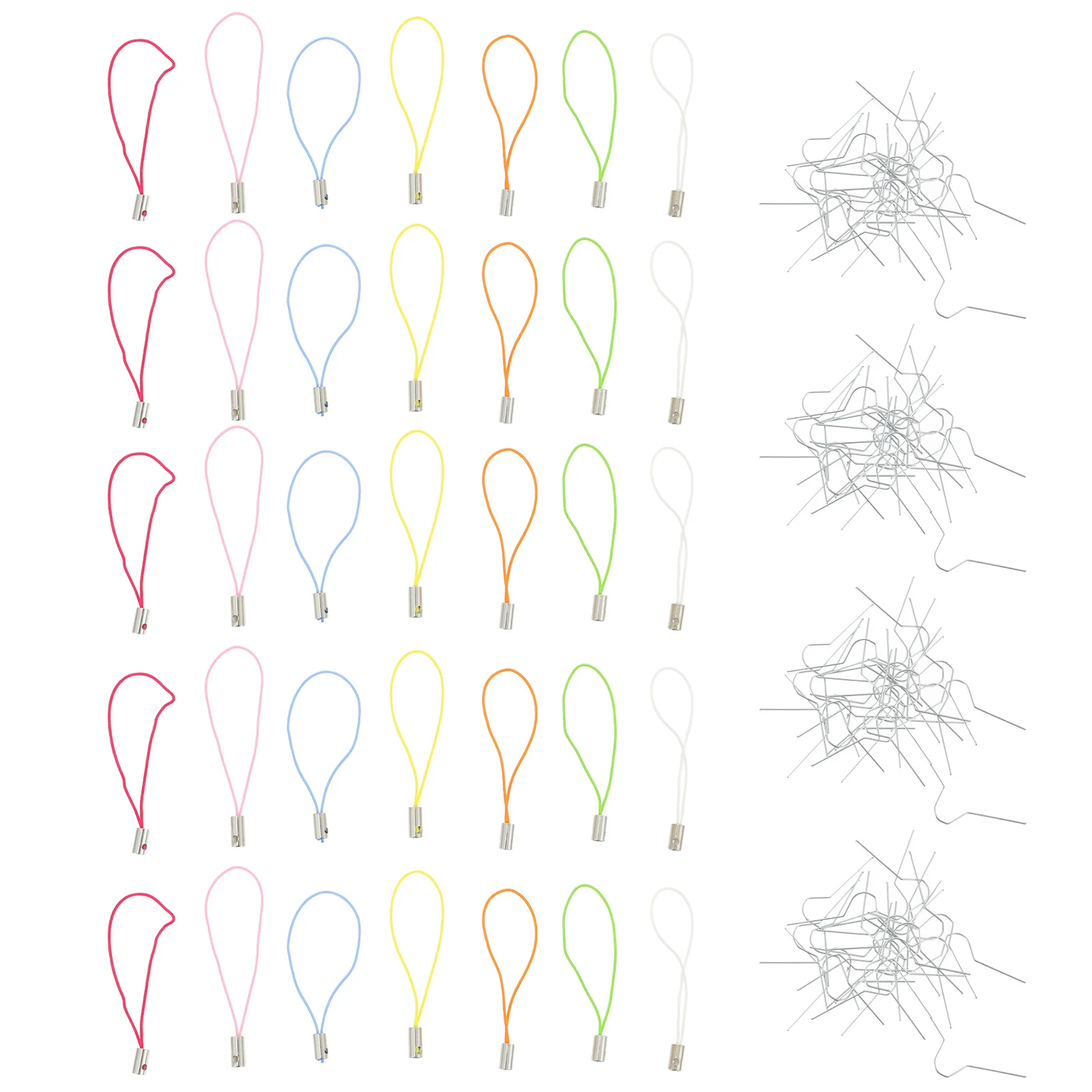 

100 шт. пасхальные яйца подвесная цепочка DIY аксессуары яйца Набор подвесок веревка с крючками