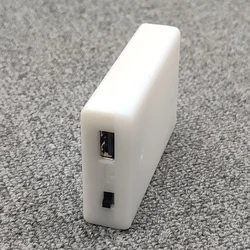 Compact AA Battery Holder with Switch - 4.5V Power Supply Options (White) (Whit USB)