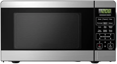 

KMCMWP09S2-09 Countertop Microwave 6 Auto-Preset Menus, Child Lock, Defrost & Express Cooking Features, 900 Watt, 0.9 Cu Ft, Mic