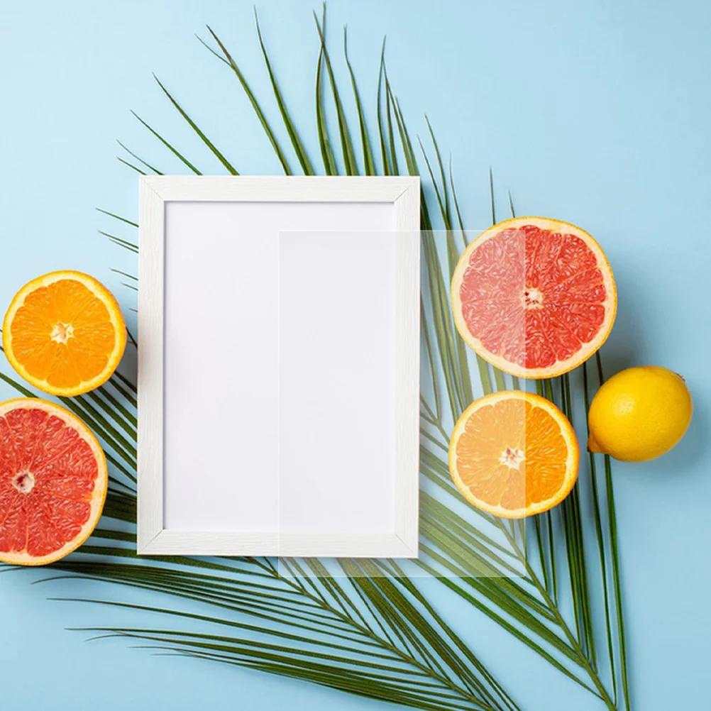 

10 pcs Clear Plastic Sheet DIY Crafts Plastic Sheet Picture Frame Plastic Sheet