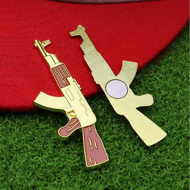 New golf accessories ball position Mark hat decoration metal new age has clip