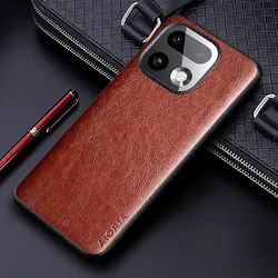 Custodia in PU pelle di lusso - Cover rigida e morbida in PC di colore solido per affari