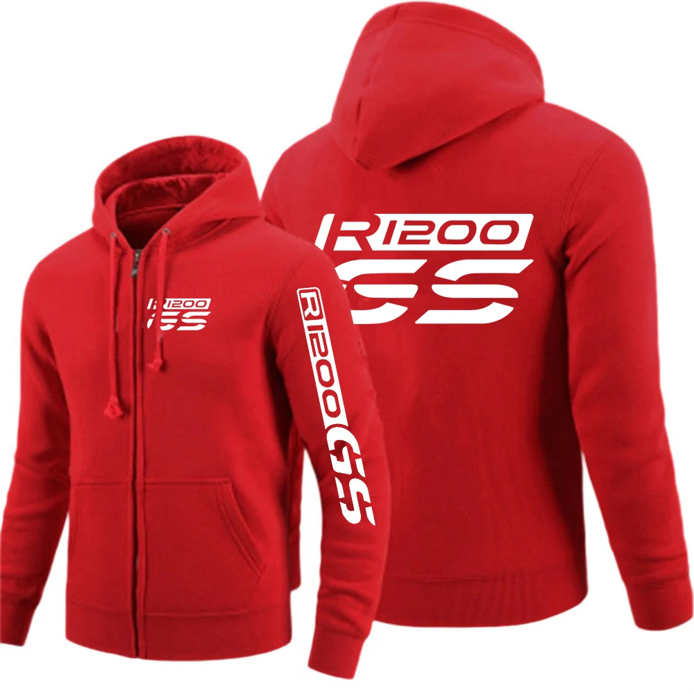 Mens Solid Color Zip Up Hoodies Sweatshirts Casual Coat