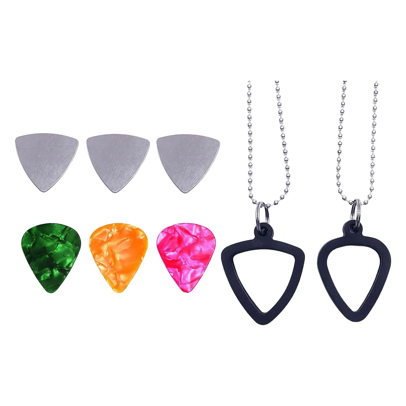 Guitar Pick Holder Guitar Picks Storage Necklace Portable with 6 Picks for Bass Electric Guitar Gifts Musicians Music Lovers Guitar Pick Holder Guitar Picks Storage Necklace Portable with 6 Picks for Bass Electric Guitar Gifts Musicians Music Lovers