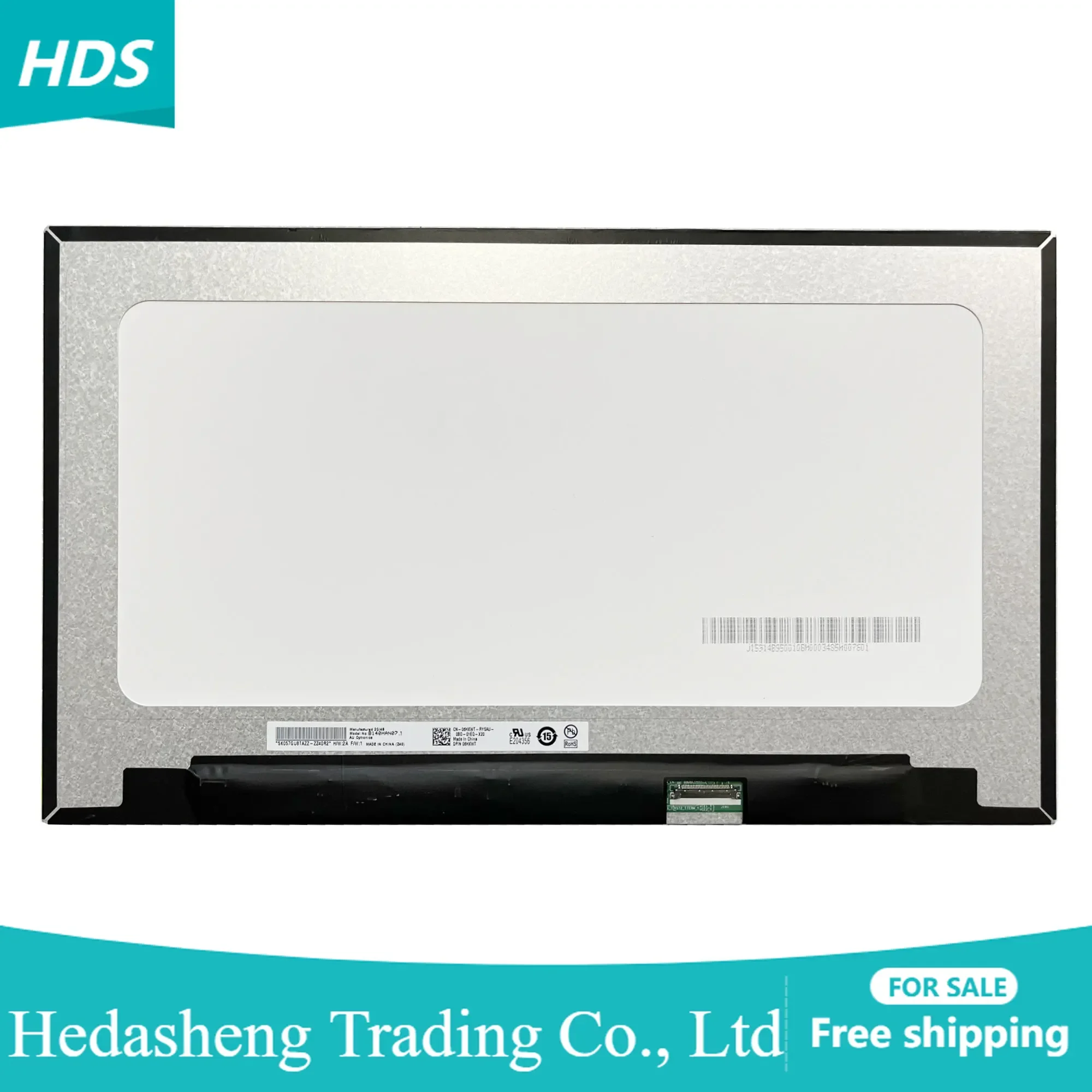 

B140HAN07.1 For 14.0 " IPS FHD 30 Pins New DP/N D5MVF 0D5MVF 1920X1080 Full HD Display Matrix Replacement Laptop LCD Screen LED