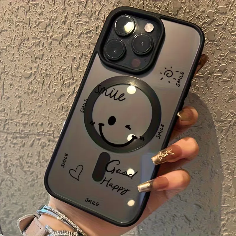 Smiley Face Anti-Drop Magsafe Phone Case