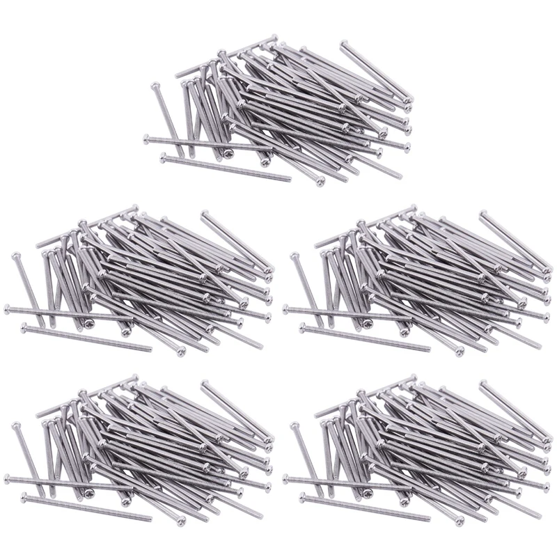 

300 X серебристый тональный M2 X 40 мм 304 болт с круглой головкой из нержавеющей стали