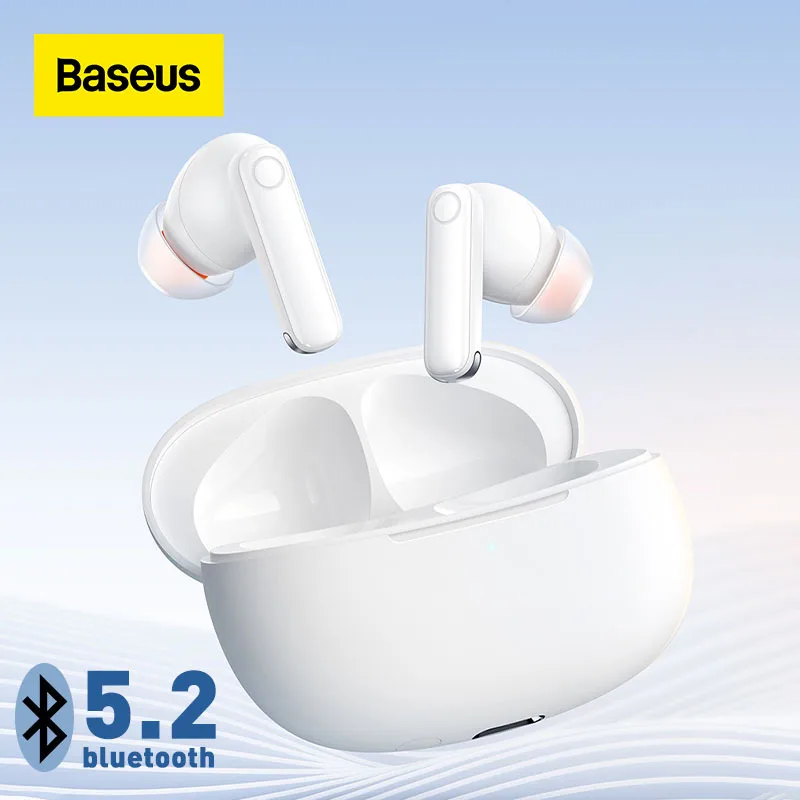 

Baseus Bowie M1 Wireless Earphone Bluetooth 5.2 25dB Active Noise Cancellation 4-mics ENC Wireless Headphone Gaming TWS Earbuds