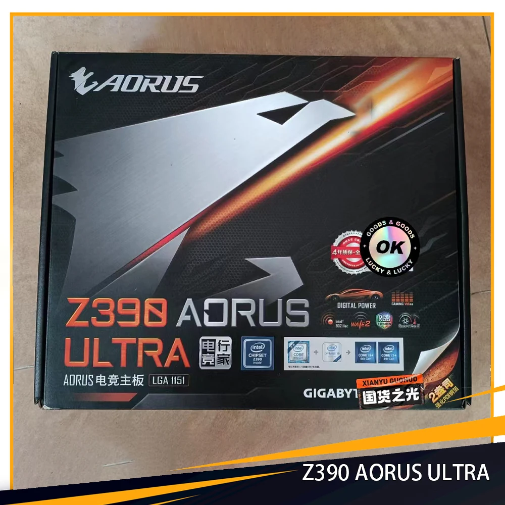 Nuovo Z390 Aorus Ultra Per Scheda Madre Lga1151 Z390 Ddr4 128Gb Atx