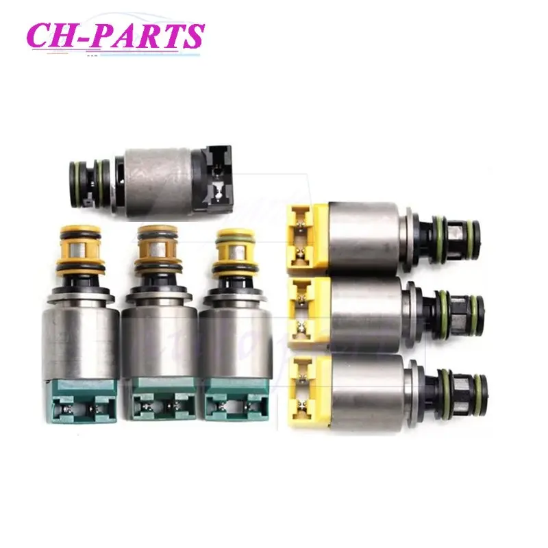 

6HP19 6HP26 6HP32 6HP21 6HP28 6HP34 7pcs/set Transmission Solenoid Valve Kit for BMW X3 X5 Audi A6 A8 Q7 Hyundai Aston Martin