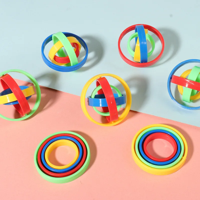 1PCS Novelty Infinite Flip Funny Spinner Fidget Gyro Toys Cool Gadgets Fun Stress Relief Gifts Kids Goodie Bag Stuffers