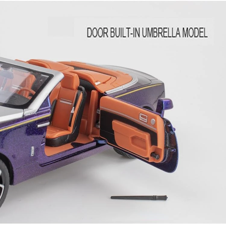 1:24 Rolls-Royce Dawn Alloy Sport Car Model Toy Car Simulation Diecasts Toy Vehicles Sound And Light Collection Toy For Boy Gift 14 1:24 Rolls-Royce Dawn Alloy Sport Car Model Toy Car Simulation Diecasts Toy Vehicles Sound And Light Collection Toy For Boy Gift