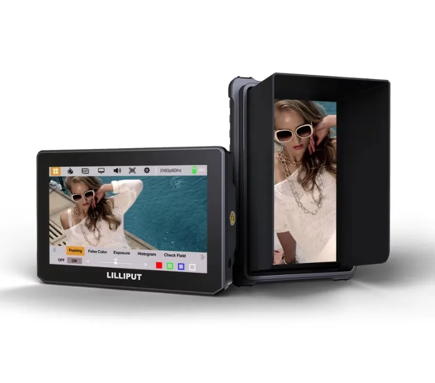 LILLIPUT T5 New 5 Inch Camera DSLR Field Monitor Waveform 3D LUT HDR Touch Screen IPS FHD HDMI-compatible 2.0 4K 60Hz for Video