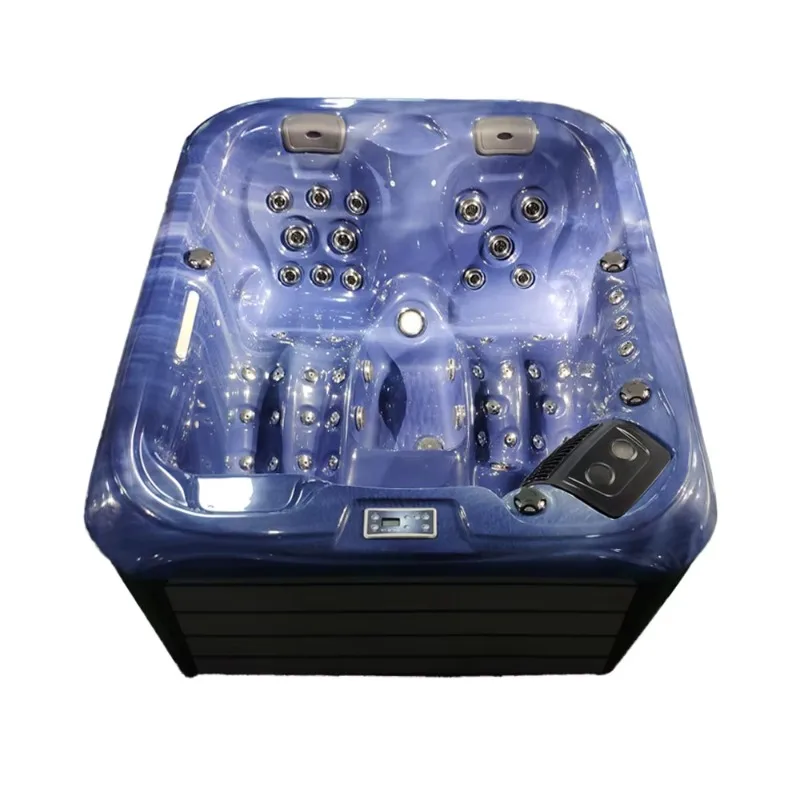 3-Person Outdoor Hot Tub with Jet Massage 3