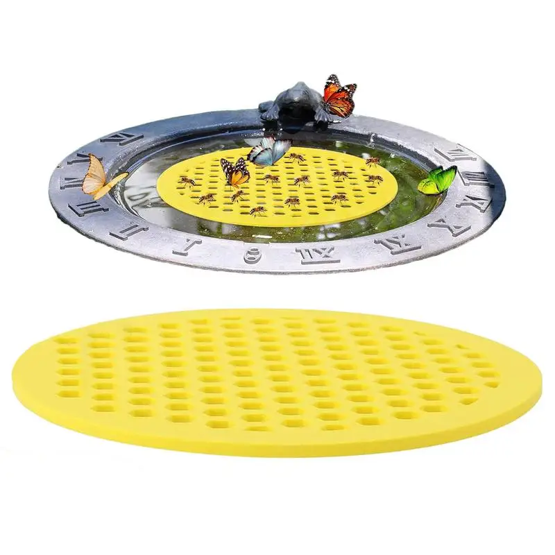 20 cm Bee Wasser Catcher Tassen Tablett Bee Trinkstation Bee Bewässerung Feeder Waben Bienenzucht Setups Locken Einsätze Waterer