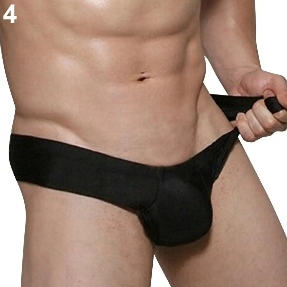 Man Low Waist Leakage Hip U Convex Design Underwear Men Briefs Sexy Thongs Men Boxer Ventil Mens Panties Underwears Breathable